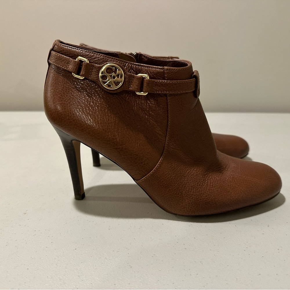 Brown Leather Ankle Boots - Picture 11 of 11